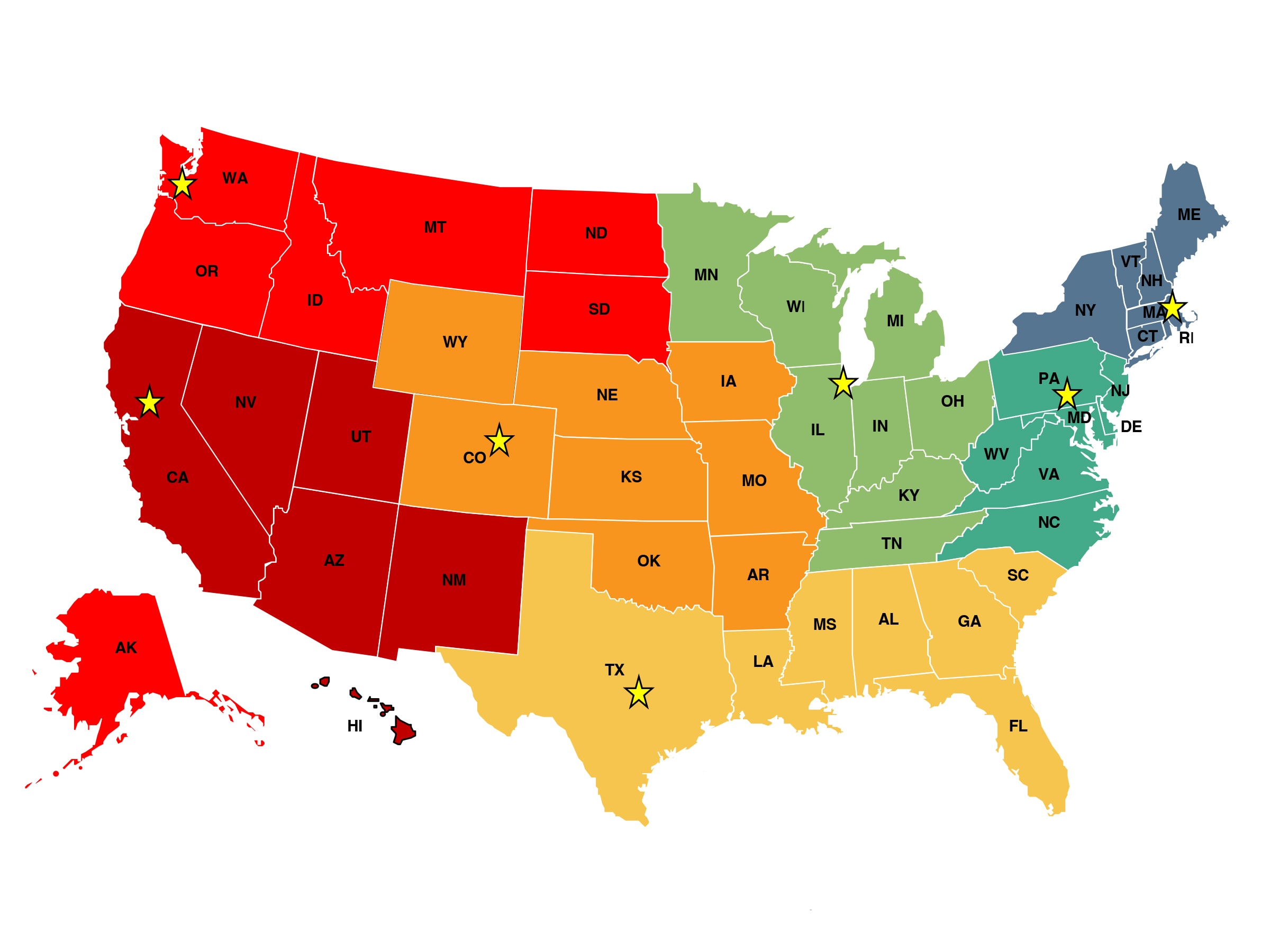 State Coverage Map Jan 2023 State Coverage Map Jan 2023